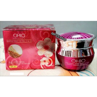 Kem dưỡng trắng - Chống nắng - Tái tạo da OHIO collogen Đông Trùng Hạ Thảo ( 20g )