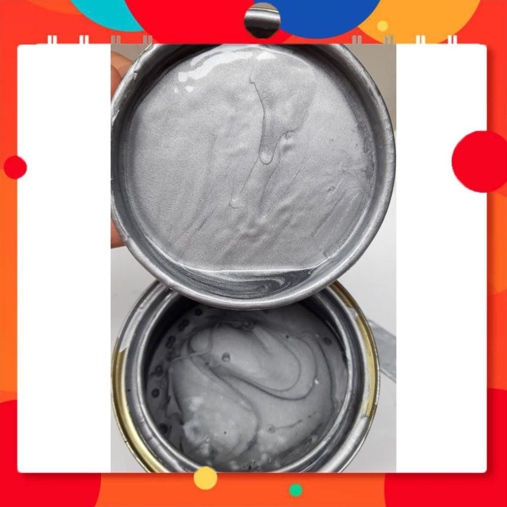 Hàng siêu cấp 1 lạng màu bạc nhuyễn mịn sơn lốc máy hon da cho xe như mới, bền đẹp với mọi loại hình thời tiết