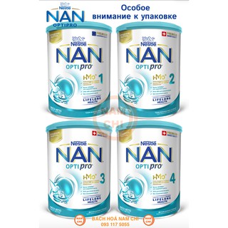 Sữa Nan Optipro Hỗ Trợ Tiêu Hóa Số 01 02 03 04 800 gam Hàng Nội Địa Nga