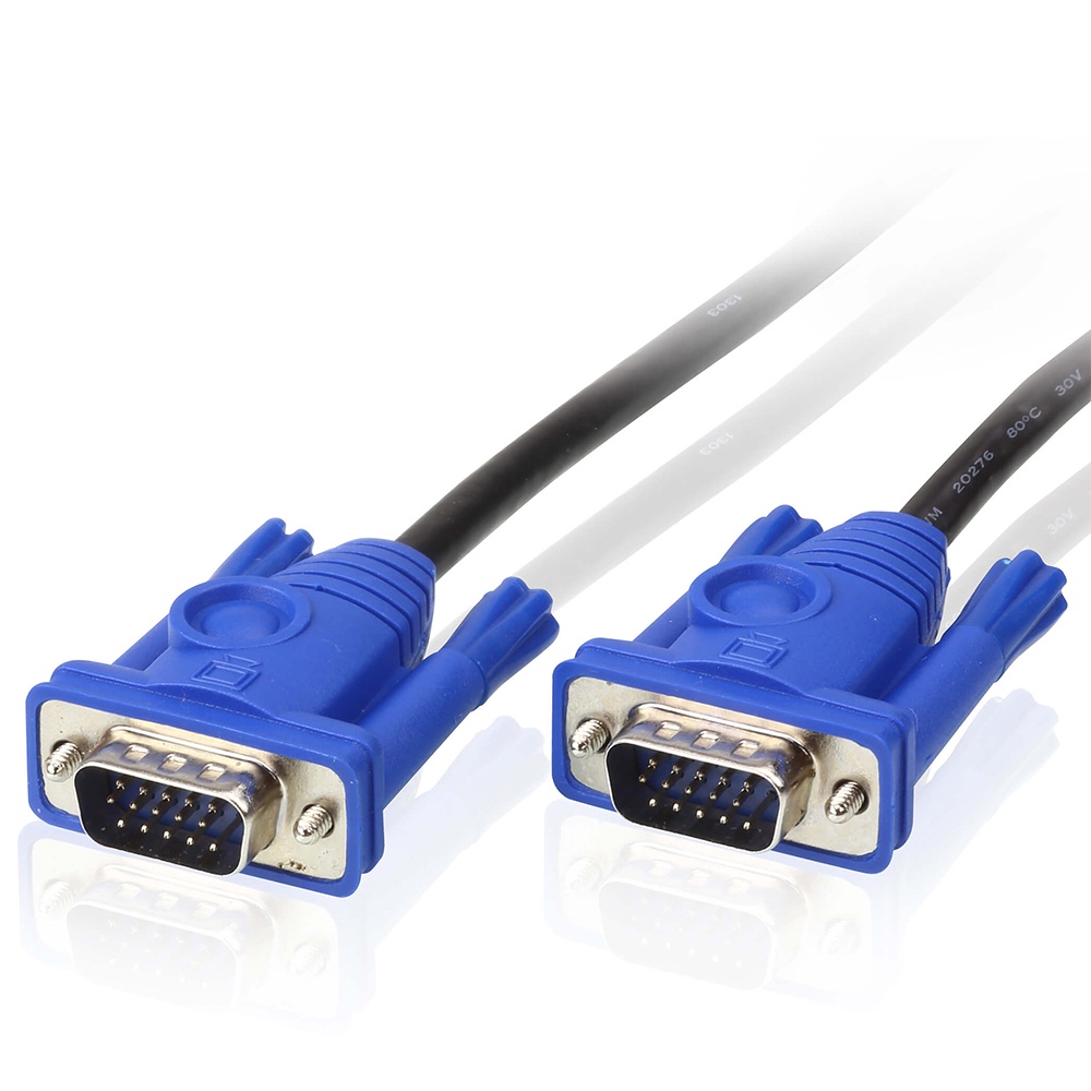 Dây cáp VGA 1.5m dùng để kết nối máy tính, màn hình, máy chiếu