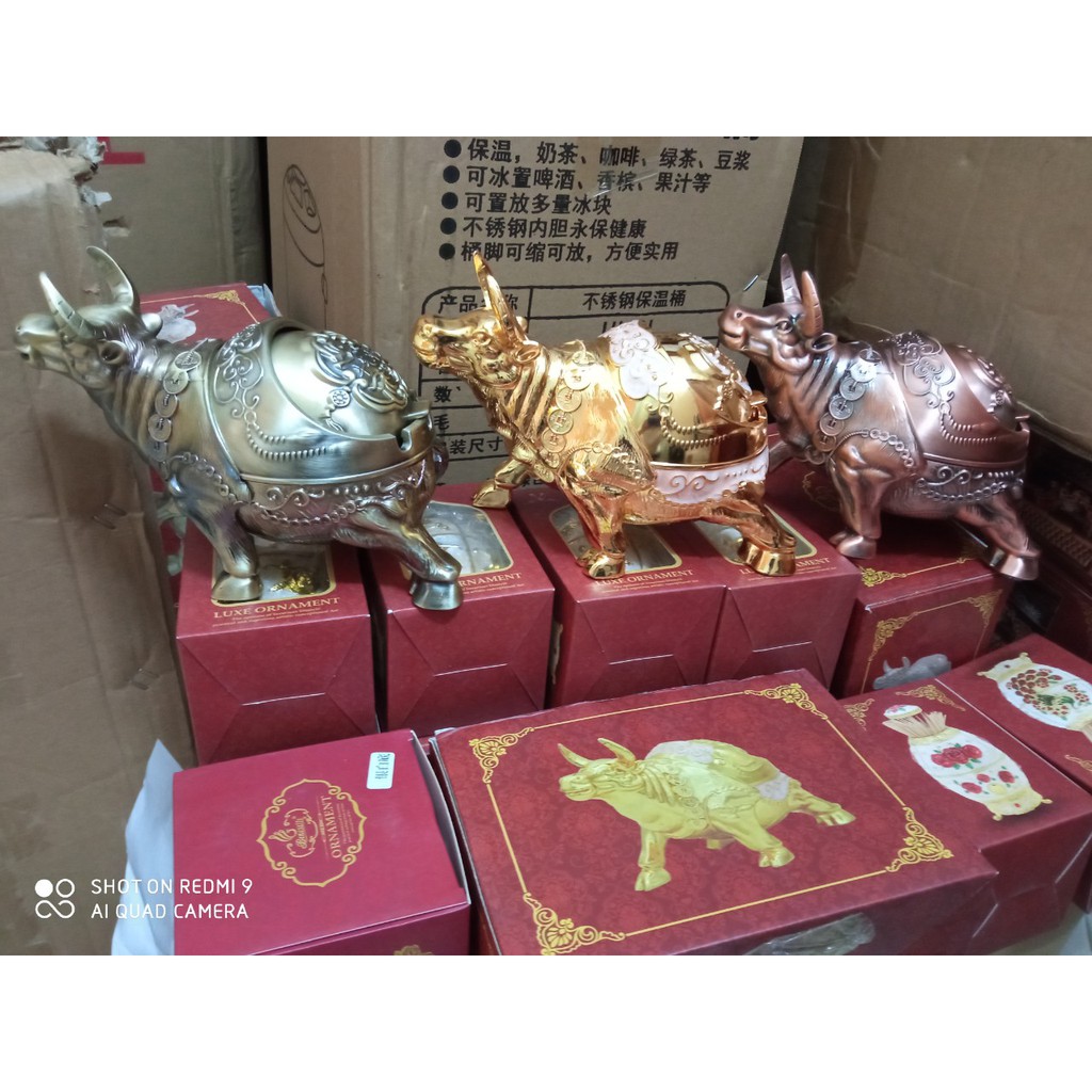 Gạc tàn thuốc Con Trâu sang trọng (3 màu)