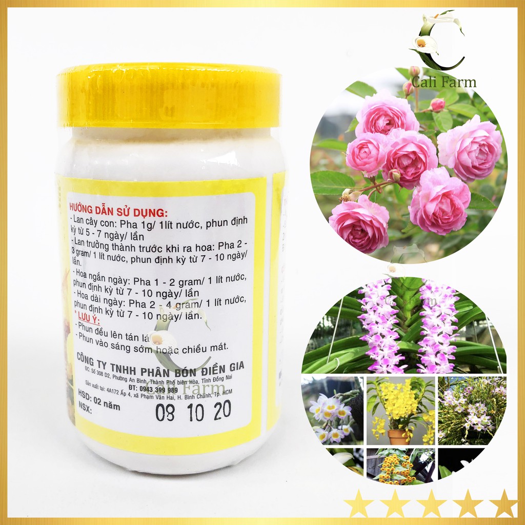 [Combo 3] Phân Bón Hữu Cơ Dinh Dưỡng Kích Ra Mầm, Mọc Rễ, Ra Hoa và Vitamin B1-B2-B6 cho Lan và Hoa kiểng