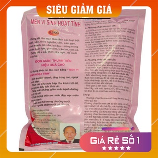 1kg Men vi sinh hoạt tính - Men ủ thức ăn vi sinh hoạt tính được dùng để lên men thức ăn, sẽ giúp chúng ta l