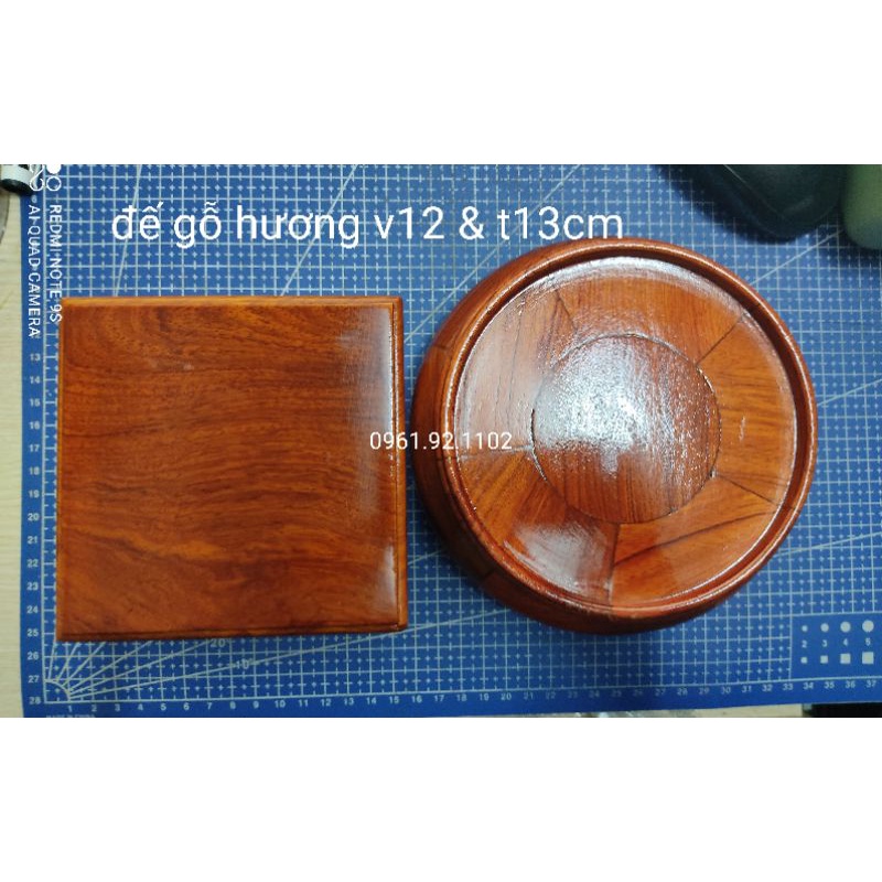 Đế gỗ hương các mẫu
