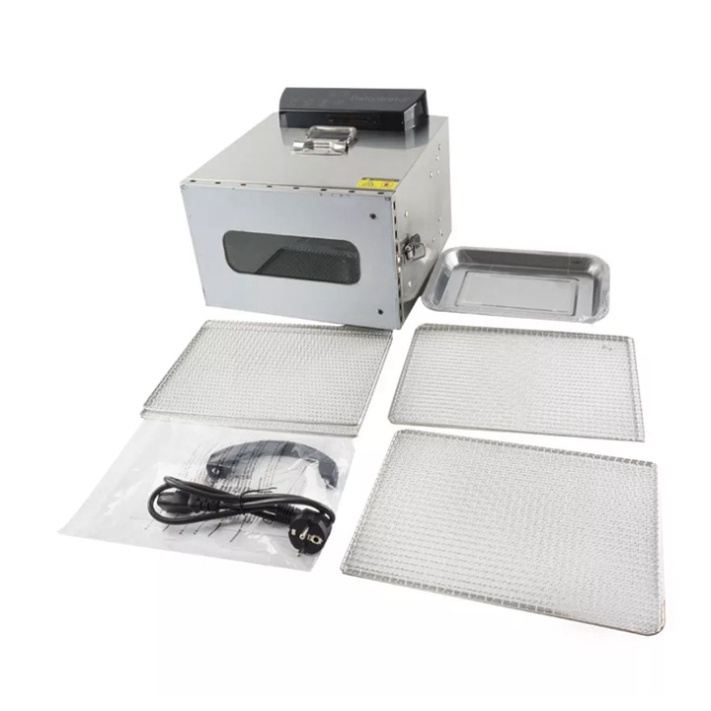 Máy sấy trái cây, hoa quả, thực phẩm 6 Khay inox công nghiệp