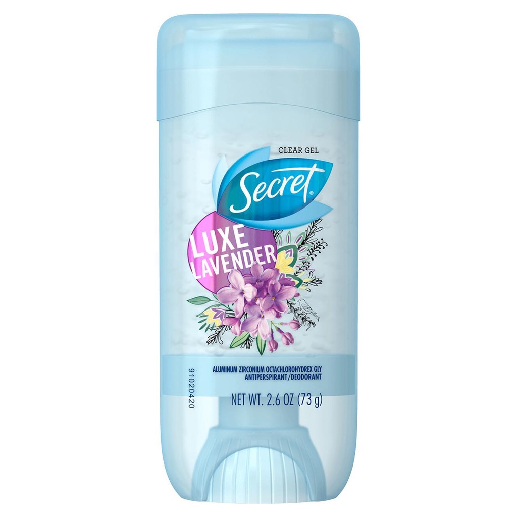 Gel khử mùi Secret Clear Gel Lux Lavender 73g