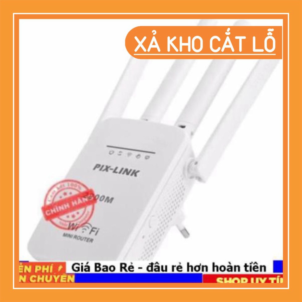 Bộ kích sóng giá rẻ (Xả Kho) Kích sóng pix-link 4 anten WR08