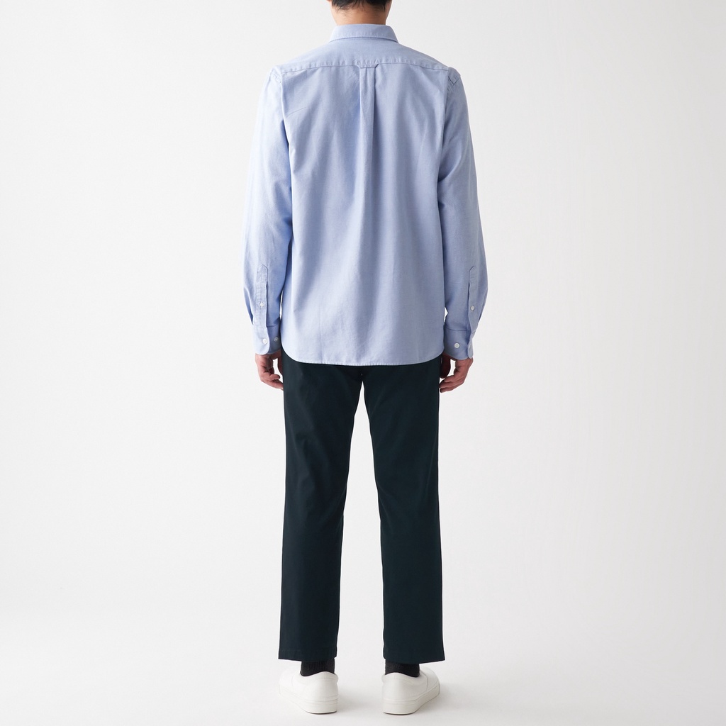Muji Quần Chino Slim Co Giãn 4 Chiều / Độ Dài Ống 76 Cm
