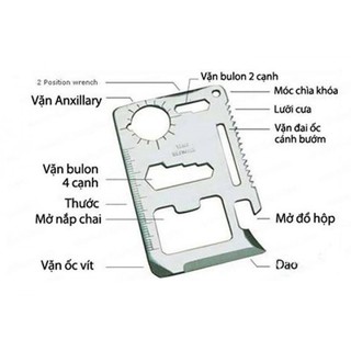 Miếng thép 11 chức năng chuyên dụng siêu tiện lợi