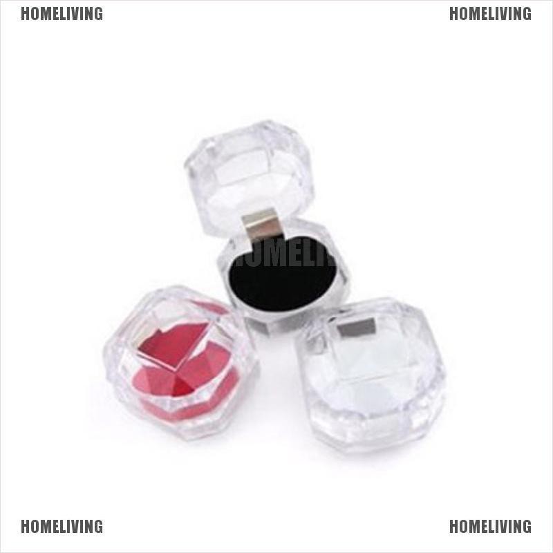 1 Hộp Acrylic Trong Suốt Trưng Bày Nhẫn