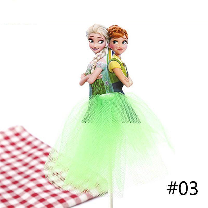 Phụ kiện trang trí bánh kem/topper họa tiết công chúa độc đáo cho bé