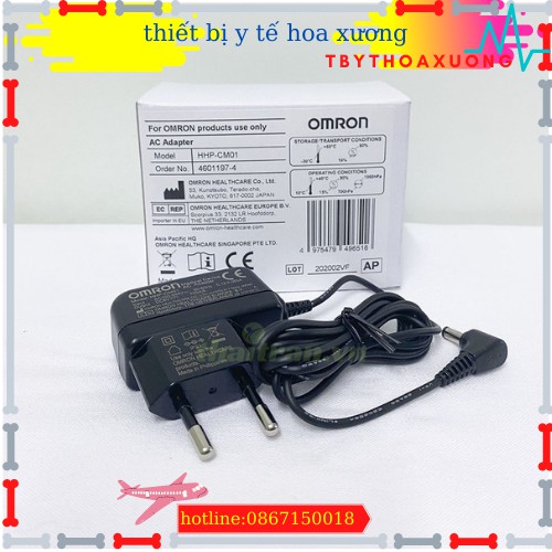 Bộ dây sạc Adapter Omron,Bộ đổi nguồn cắm điện chính hãng huyết áp Omron