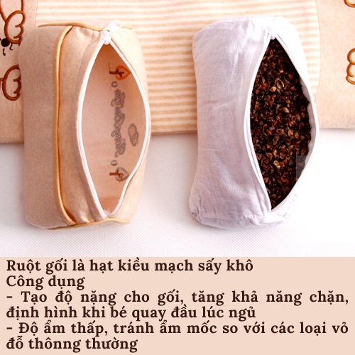 Gối định hình đầu gối chông méo đầu bẹp gáy cho trẻ sơ sinh Little Bear