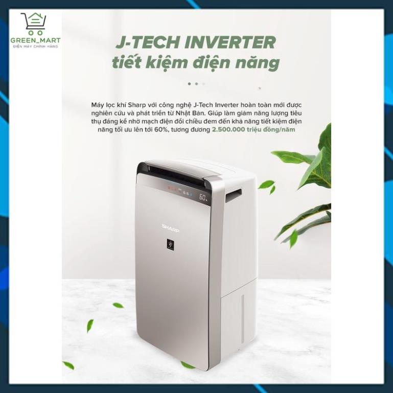 Máy hút ẩm và lọc không khí Sharp DW-J27FV-S