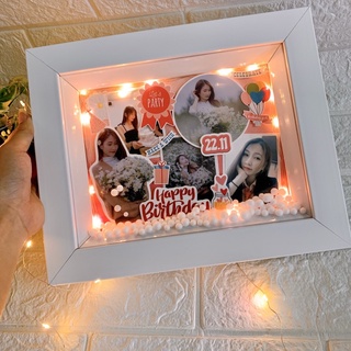 Khung ảnh 3D size 15x20cm lòng khung ( có set nguyên liệu tự làm)