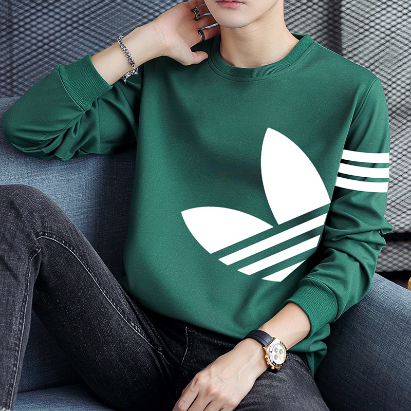 Set Đồ Thể Thao Áo Thun Tay Dài Cổ Tròn Dáng Rộng Thời Trang Mùa Xuân Hàng Mới 2022 Cho Nam