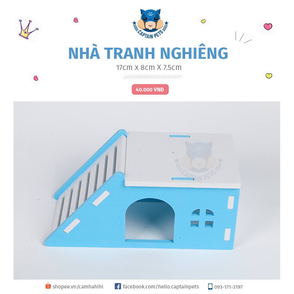 Đồ chơi Acrylic sắc màu cho Hamster