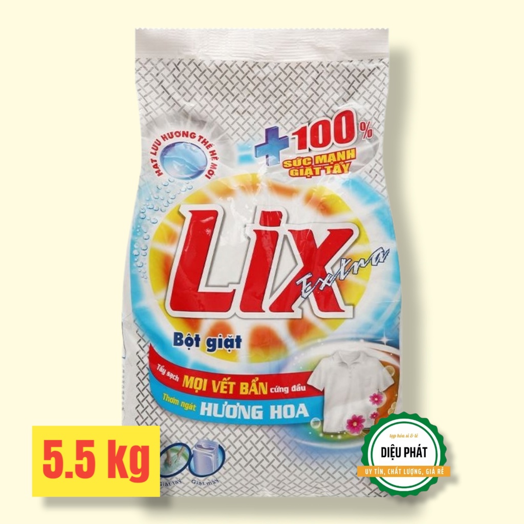 ⚡️ Bột Giặt Lix Extra Hương Hoa 5.5kg