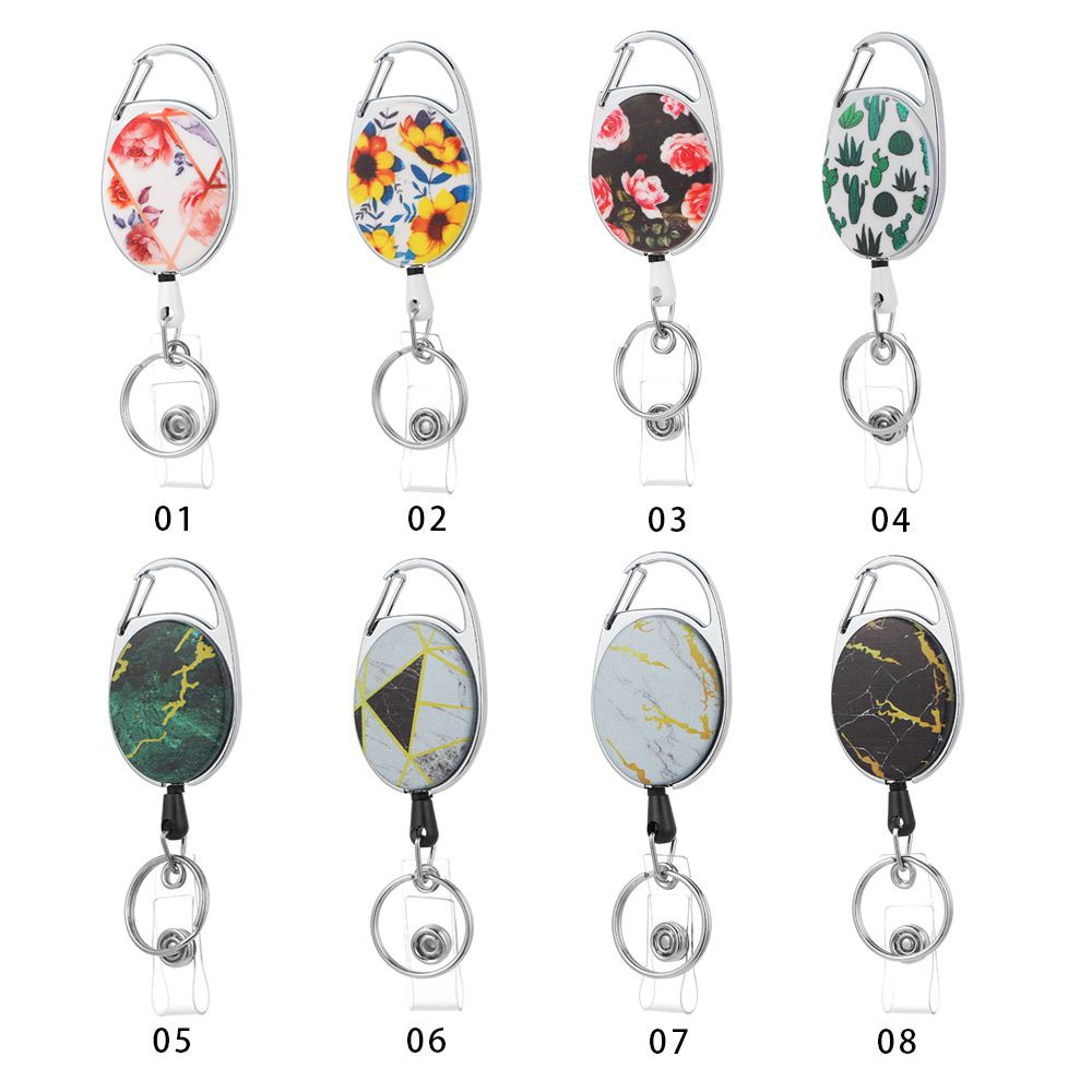 Dây Kẹp Thẻ ID/Thẻ ID Thiết Kế Nhỏ Gọn Siêu Bền Phối Màu Độc Đáo Thời Trang