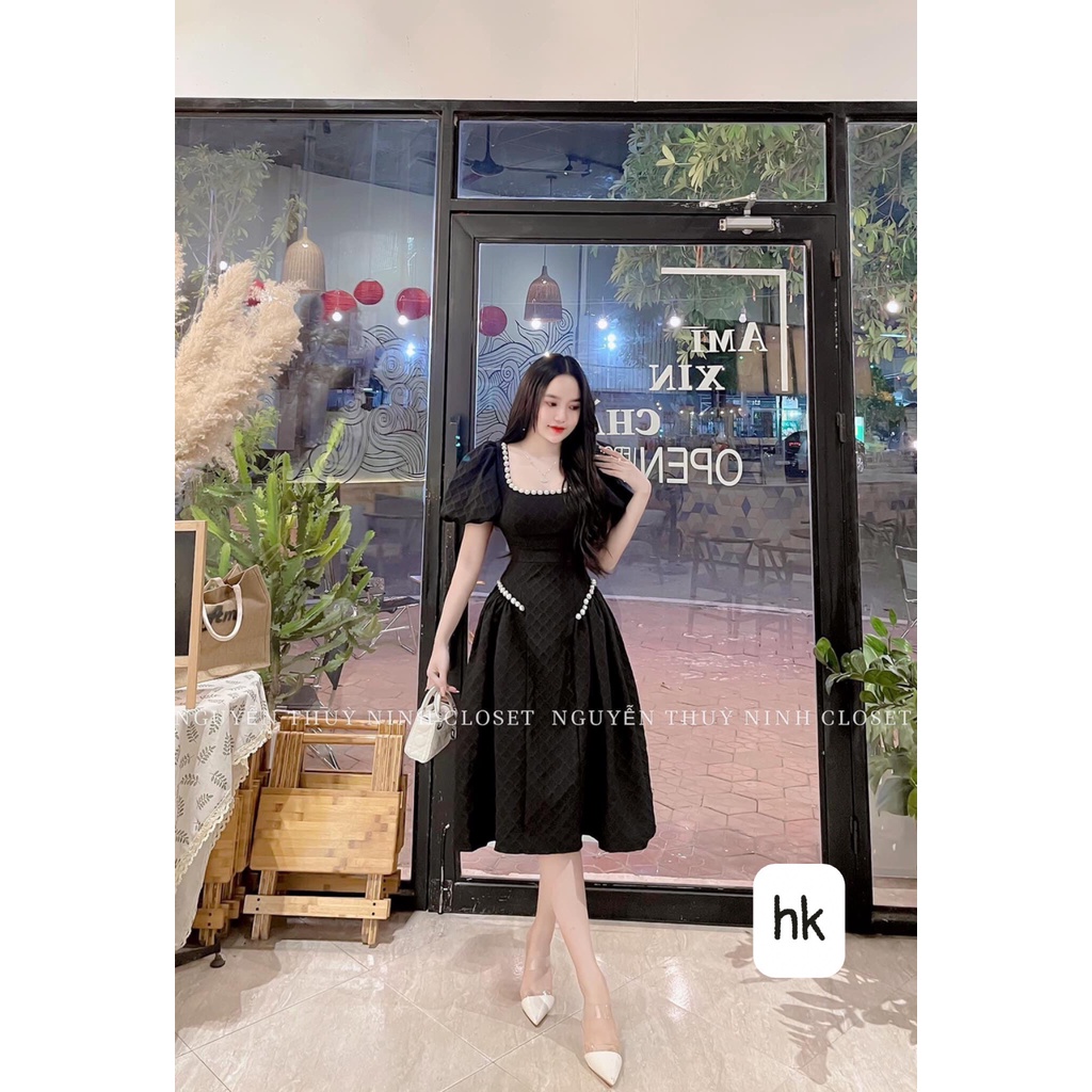 Váy nữ đầm dự tiệc dáng dài thiết kế đính ngọc sang trọng đi chơi, đi tiệc đều xinh (Kèm ảnh thật, video ) | BigBuy360 - bigbuy360.vn
