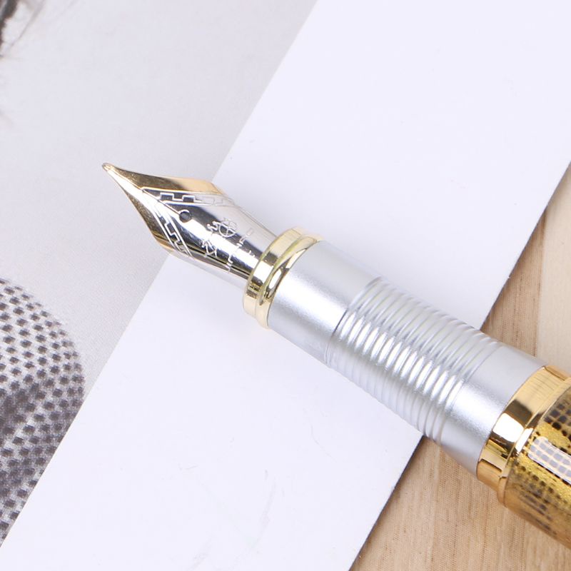 Hot! Bút Máy Jinhao X250 Ngòi Vừa 18kgp Màu Vàng Mới