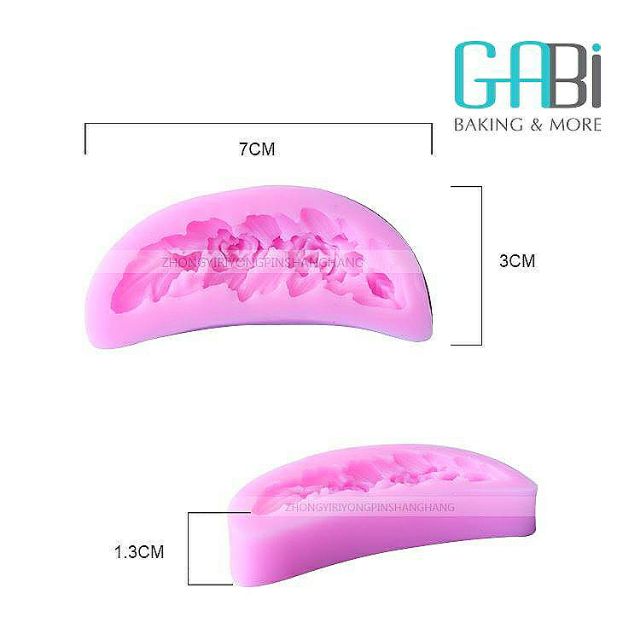 Khuôn fondant silicon hình hoa dây