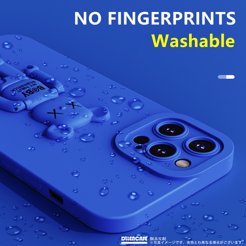 Ốp điện thoại DLLENCASE A293 từ silicon mềm chống sốc có giá đỡ thích hợp cho iPhone 14 13 Pro Max X XS XR 11 12 13 Pro