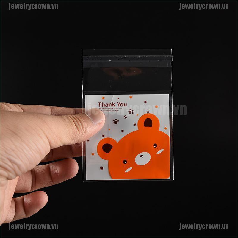 Set 100 Túi Bóng Kính Đựng Bánh Kẹo Xinh Xắn