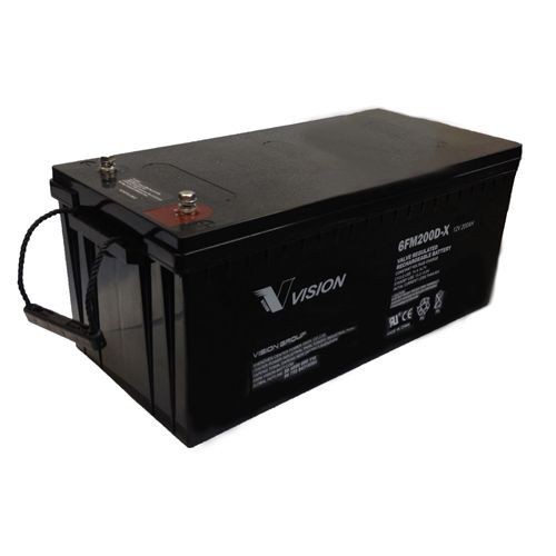 ẮC QUY VISION 12V-200AH  DÒNG XẢ SÂU