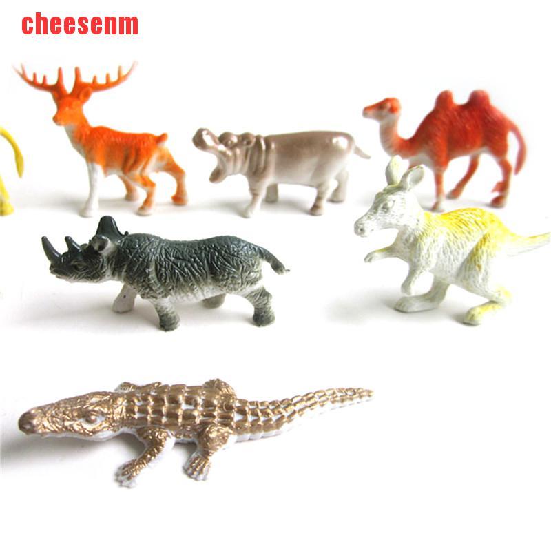 Set 8 Mô Hình Các Loài Động Vật Bằng Nhựa Cho Bé