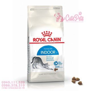 Thức ăn mèo canin Indoor 1kg