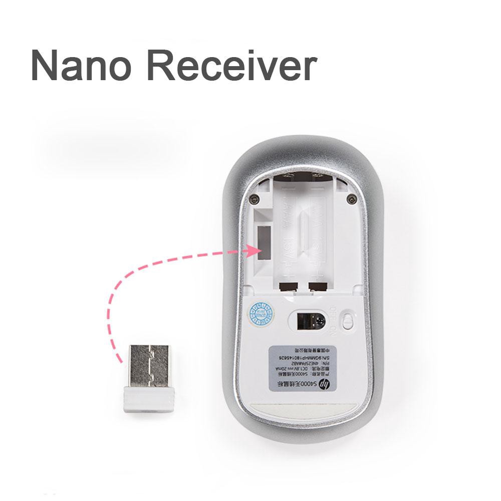 Chuột Quang Không Dây HP S4000 1600DPI 2.4Ghz Cho Laptop PC