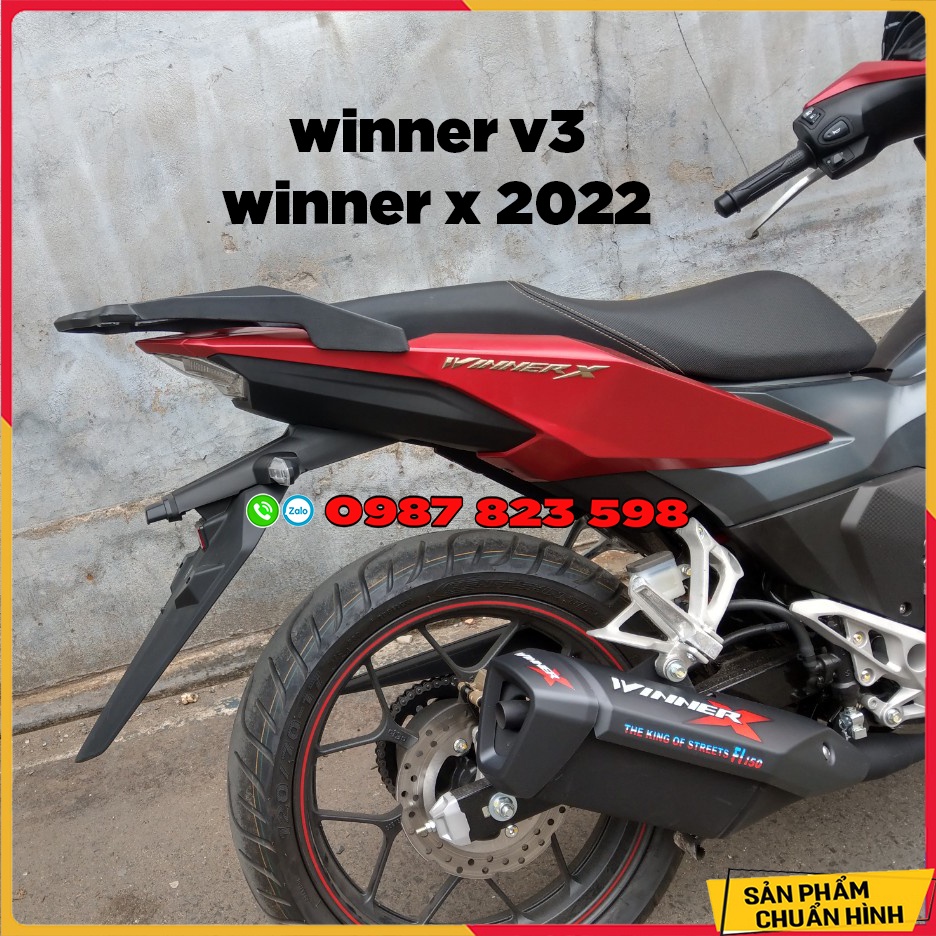 Ốp Pô Và Chụp Đuôi Pô Winner X 2019 - 2022 Bản Màu Sporty - Bộ Chụp Pô Winner V2, Winner V3