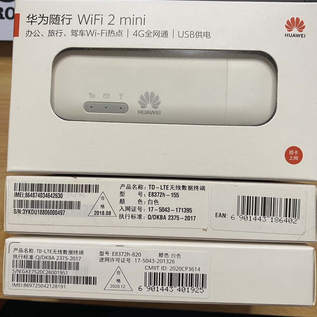 USB Phát Wifi 3G/4G Huawei E8372h-155 Đa Mạng, Tốc độ 150Mbps, Hỗ trợ kết nối 16 User, Thiết bị phát wifi chuẩn 4G LTE