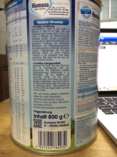 Sữa Humana Gold số 3 800g