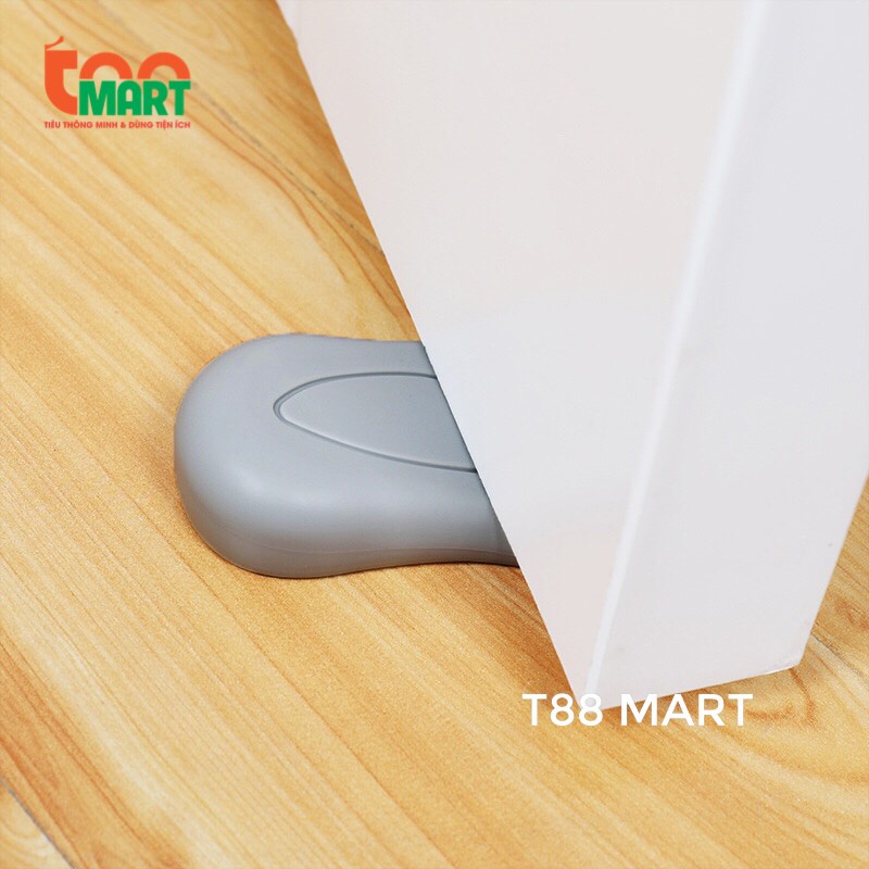 Chặn cửa an toàn chống va đập kẹp chân cho bé chất liệu nhựa ABS đặc khối thiết kế hình bàn chân ngộ nghĩnh