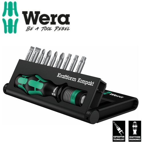 Bộ đa năng mở vít Wera kraftform kompakt 10 Wera 05056653001