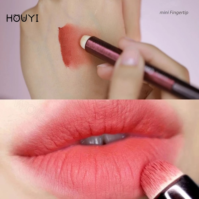 Cọ Trang Điểm Môi Chuyên Nghiệp Đầu Tròn Với Sợi Len Mềm Mại Đa Năng