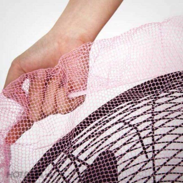 (Màu ngẫu nhiên) Lưới trùm quạt an toàn cho bé (đường kính 30 - 35cm)