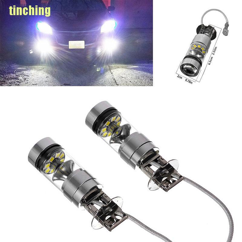 Bóng Đèn LED Chống Sương Mù 100w H3 12 / 24V Chất Lượng Cao