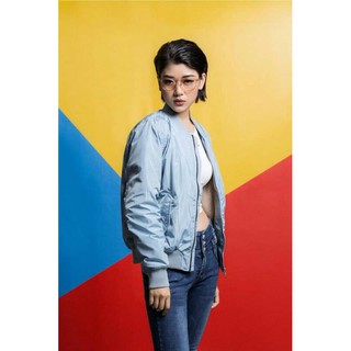Áo Bomber lót lông cừu cho nữ
