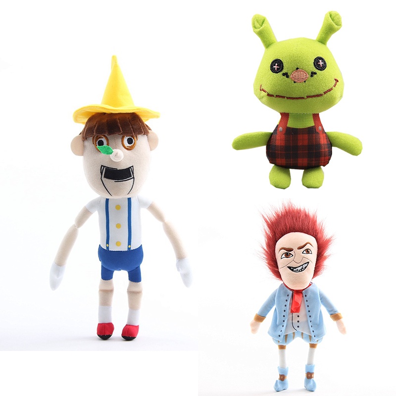 Disney 40cm Monster Shrek Plush Toy Donkey Princess Fiona Ugly Cute Soft Plush Toy Huge Shrek Plush Doll Decoration