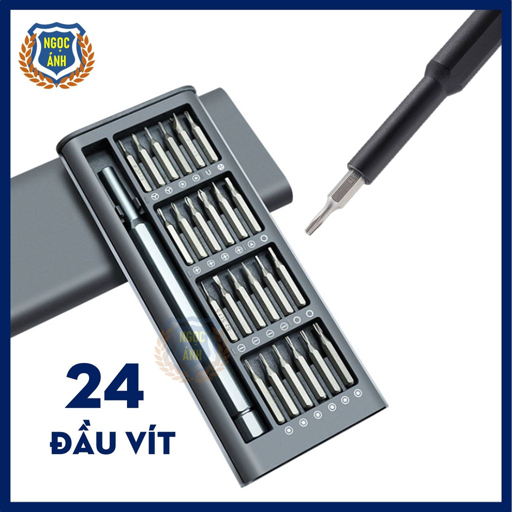 [GIÁ SỈ] Bộ Tua Vit Đa Năng 24 Đầu Nam Châm Sửa Điện Thoại, Laptop, Máy Ảnh (Vỏ Nhựa) - Shop Ngọc Ánh