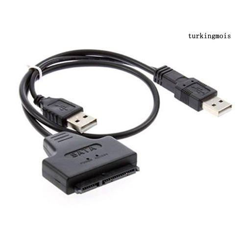 Dây Cáp Chuyển Đổi Ổ Cứng Sata 7 + 15 Pin 22 Sang Usb 2.0 Cho 2.5 Hdd Laptop