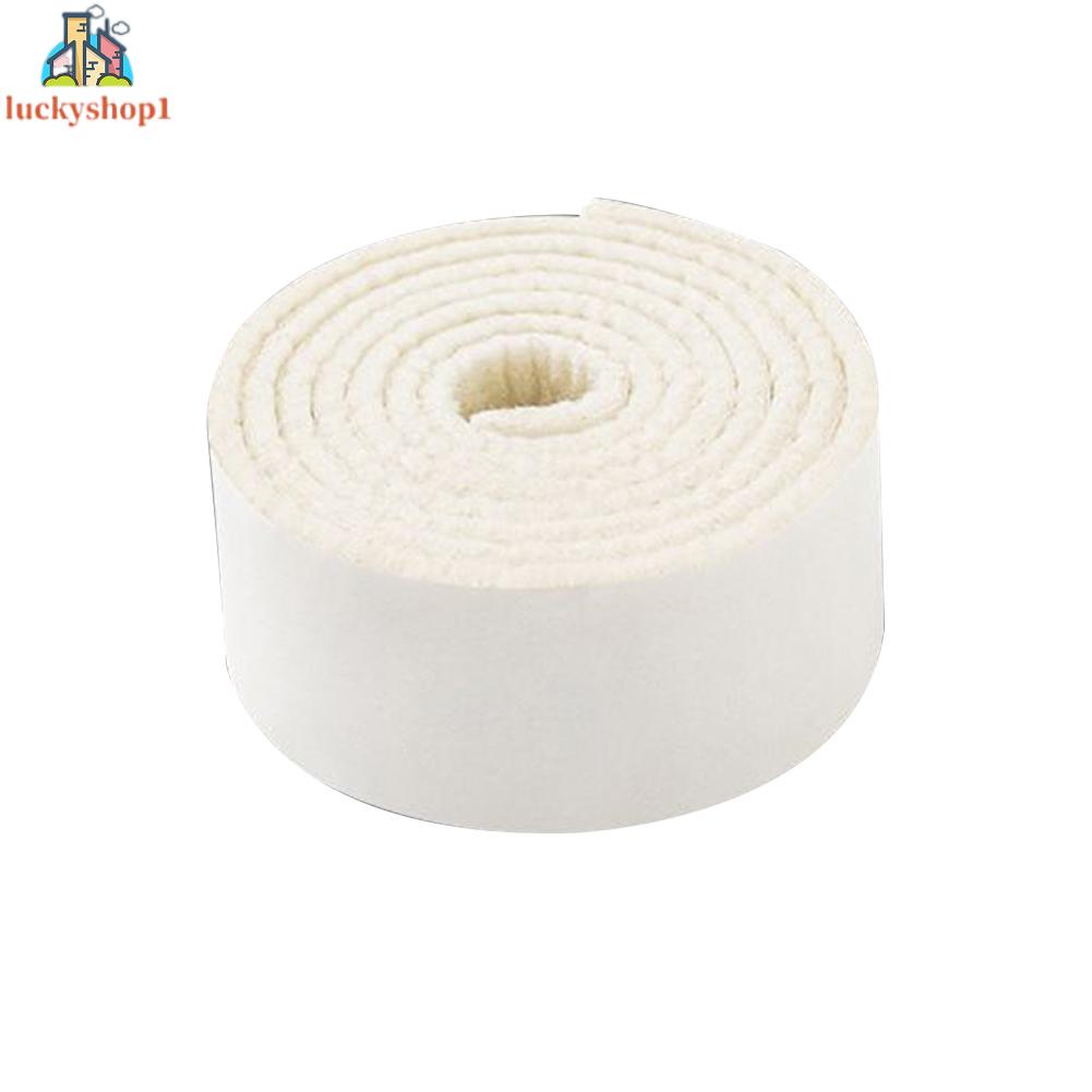 Trắng/nâu chống trượt có thể cắt xén cảm thấy sàn không ồn ào Bảo vệ chống trượt đồ nội thất Foot Mat 1m
