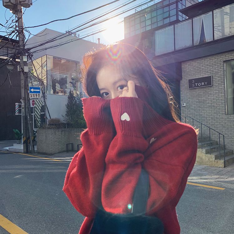 Áo Sweater Tay Dài Cổ Lọ Thời Trang Thu Đông Cho Nữ | BigBuy360 - bigbuy360.vn