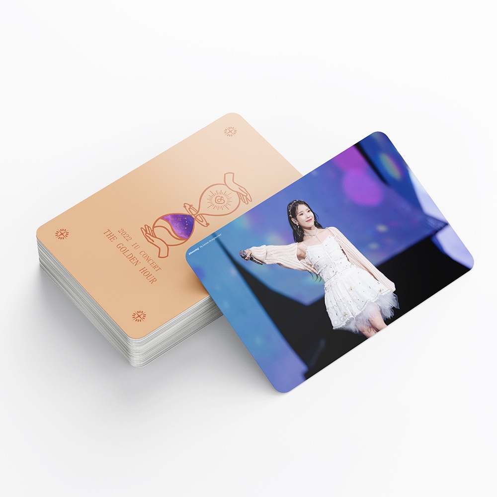 Thẻ lomo 55 ảnh/ hộp Kpop IU The Golden Hour Photocard 2022 SEASON'S GREETINGS