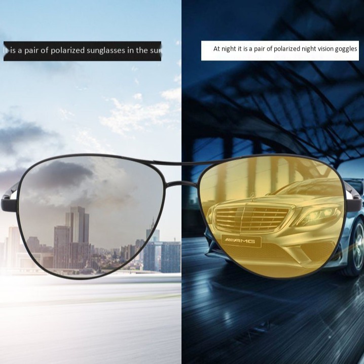 Kính Mát Phân Cực Nhiều Màu Sắc Phong Cách Retro Cho Nam | BigBuy360 - bigbuy360.vn