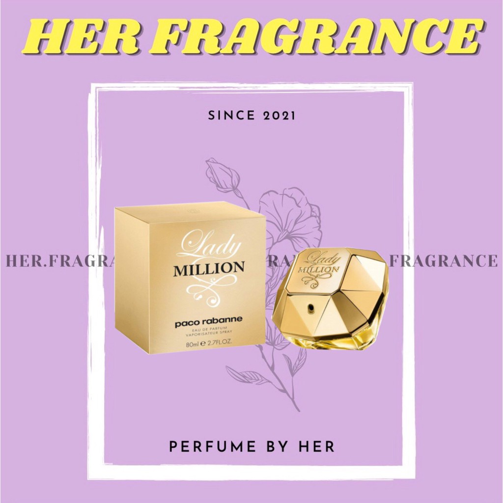 🐻 Nước Hoa Paco Rabanne Lady Million EDP - 𝐇𝐞𝐫 𝐅𝐫𝐚𝐠𝐫𝐚𝐧𝐜𝐞 -