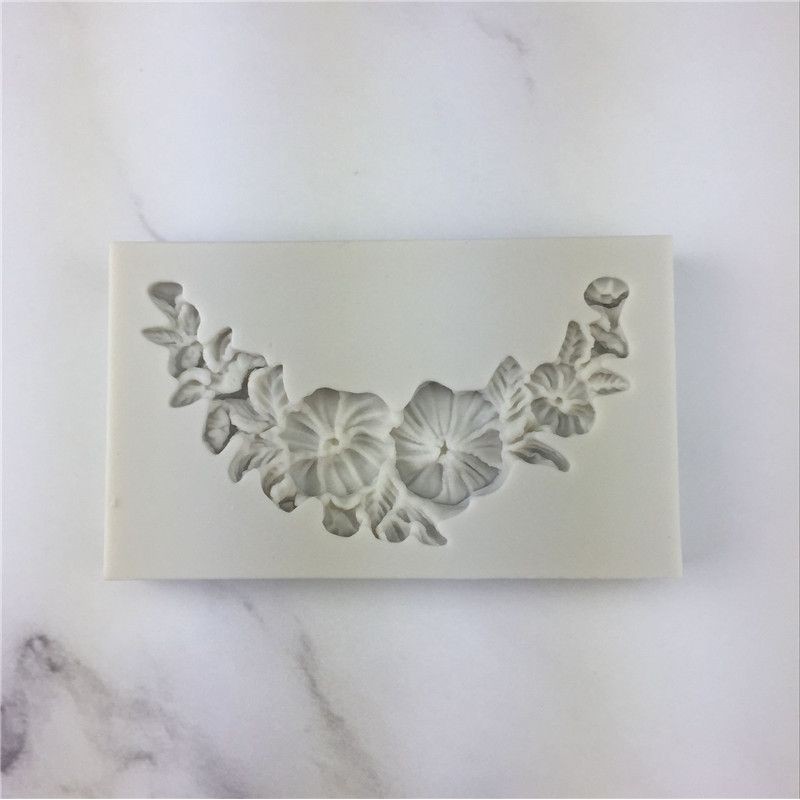 Khuôn rau câu silicon dây hoa nhỏ